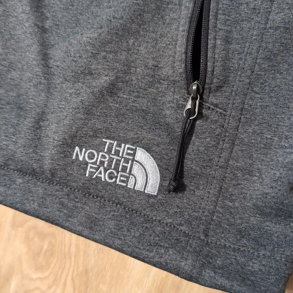 The North Face Vest Jacket Med Gray Pockets Windwall Hiking‎ Web Strategies